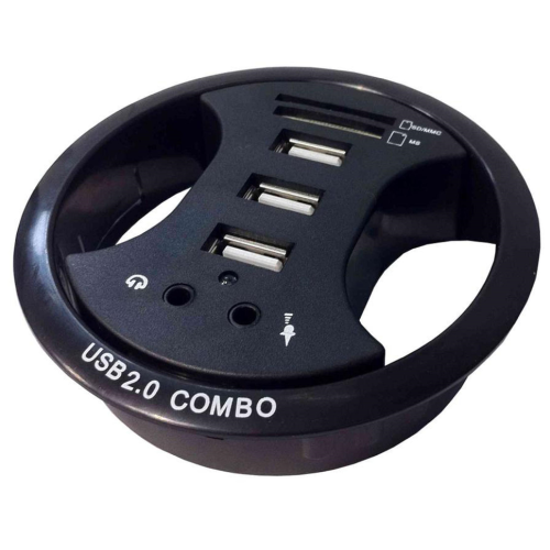 CMW Ltd CMW Ltd, Desk Cable Management | 3 USB Desk Grommet ( 80mm hole )