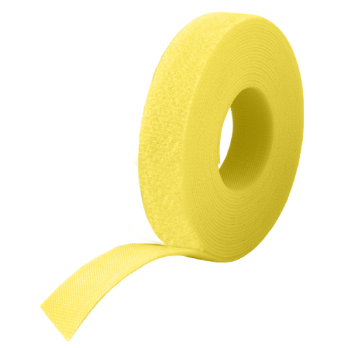 Velcro E22901075099925 | Yellow 10mm Wide VELCRO&Acirc;&reg; Brand Continuous Tape (25m roll)