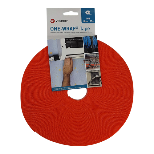 Velcro VEL-OW64137 | Orange 16mm Wide VELCRO&Acirc;&reg; Brand Continuous Tape (25m roll)