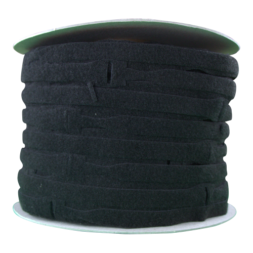 Velcro VEL-OW64866 | Black 300mm x 25mm VELCRO® Brand ONE-WRAP® Cable Ties (Spool/750)