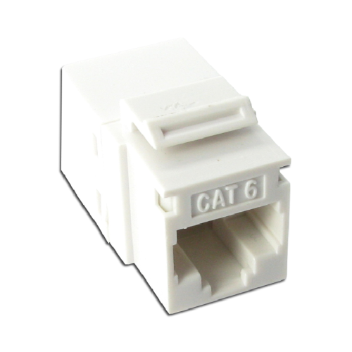 CMW Ltd | White Cat6 Keystone Through Coupler