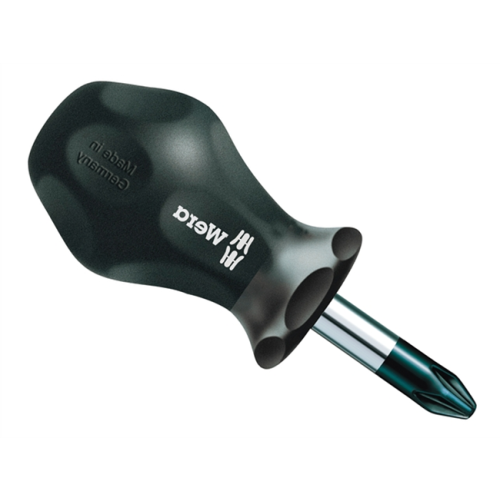 WERA 5009335001 | Wera Kraftform 300 Series Stubby Screwdriver Pozidriv 2