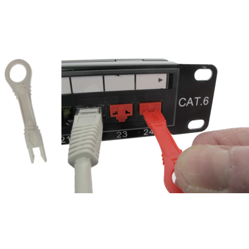 TUK Ltd XPBKW3{ | White RJ45 Port Insert Tools (Pack of 3)