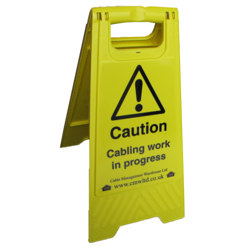 CMW Ltd | Cabling Work in Progress Freestanding 'A' Board