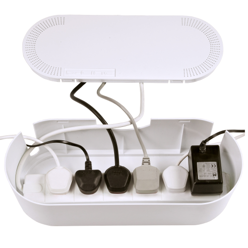 EU/CTULGEW/SW | White large Cable Tidy Unit