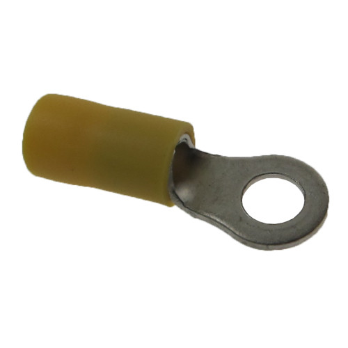 CMW Ltd | 5.3mm Yellow Pre-Insulated Crimp ring Terminal (Bag / 100)