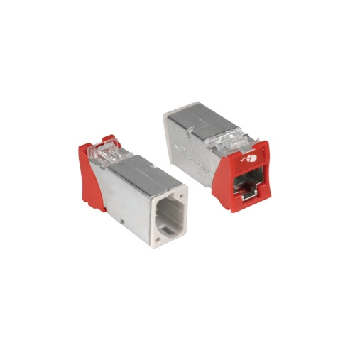 Siemon Shielded Z-MAX Cat6A Outlet Red