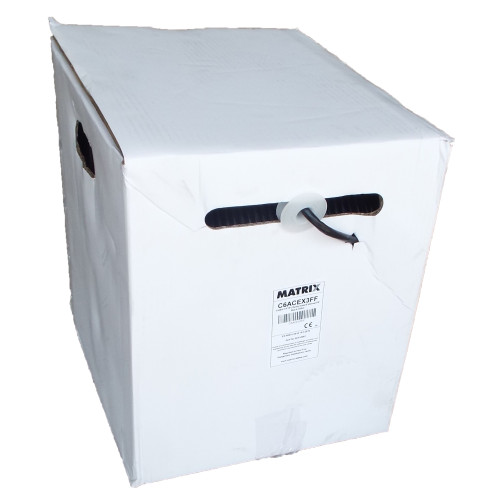CMW Ltd | Cat6A 305m F/FTP External PE Cable Black Box (305 Metre)