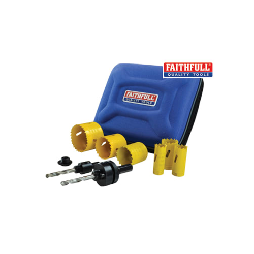 9 Piece Variable Holesaw Kit