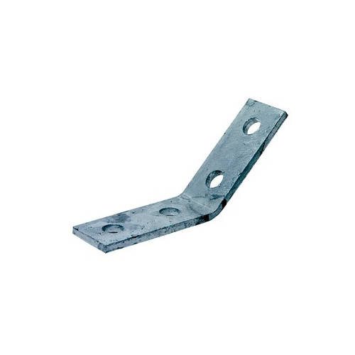 Unistrut/Network Pipe P1074 | ( MP20 ) Mild Steel Zinc Plated 45 Degree 4 Hole Angled Fitting