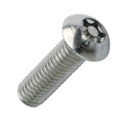 Button Head M4 x 6mm Security Screws ( box/100 )
