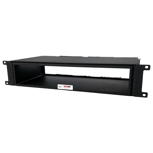 CMW Ltd | HotLok&Acirc;&reg; SF002-PR4 SwitchFix 2U, Passive, Switch Rear Intake, Adjustable, Black, 270mm - 372mm