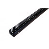 Betaduct 09190000Y 75mm Wide x 75mm High PVC Open Slot Cable Trunking 2m Length Black