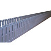 Betaduct 10450034Y 37.5mm Wide x 75mm High PVC Open Slot Cable Trunking 2m Length Grey