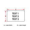 Brady Cable Labels, M71-21-499 BMP71 Label Printer Labels, B-499, 25.40 mm x 63.50 mm, White