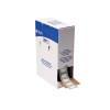  | Brady BM71-375-1-342 Bulk PermaSleeve Wire Marker Sleeves for M611, BMP61 and BMP71 - B-342 - 25.78 mm x 16.40 mm - White
