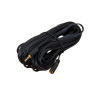 10m 3.5mm Stereo Male to Female Audio Extension Lead Black