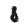 5m 3.5mm Stereo Male to Female Audio Extension Lead Black