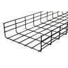 Pemsa Rejiband 100 300mm Wide x 100mm Deep Wire Basket Tray 3m Length Black C8