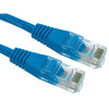 1m Cat6 RJ45 U/UTP Moulded Patch Lead Blue