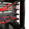 Qube 21U 600mm Deep All Round Access Black Wall Box