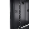 Qube 21U 600mm Deep All Round Access Black Wall Box