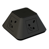 CMW Ltd | CMD Inca On Desk Power Module 2 x UK Socket Power - Black 2x USB Socket 2A Charger 