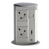 CMW Ltd | Eclipse In Desk 2 x power, 3m mains lead to 13A UK plug, 2 x RJ45 data Cat6, 3m data leads