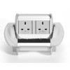 CMD Affinity 2 x Power, 2 x Cat6 Data, 1 x SVGA,1 X HDMI, 1 x 3.5mm Stereo Jack (Each)