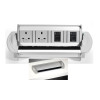 CMD Affinity in desk Power module 2 x UK Socket Power 2 x CAT6 Data =Dual USB