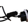 CMD  Black  PortHole outlet fitted with 1 x Power, 1 x Dual USB with Types A & C