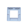 Matrix Single Gang Logik Faceplate Accepts 2 Euro Modules White
