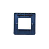 Matrix Single Gang Logik Faceplate Accepts 2 Euro Modules Grey