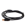 1.8m USB 2.0 Type A Male to Type B Male Black