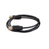 1m USB 2.0 Type A Male to Type B Male Black