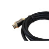 3m HDMI Gold Hoods High Speed with Ethernet 4K x 2K 30Awg Male to Male Nylon Braid Black