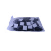Black Self-Adhesive 25mm x 25mm Cable Clips (Bag/100)