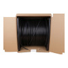 Cat6 23AWG U/UTP Solid External Dual Sheath PVC/LDPE Cable Black (305m Box)