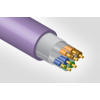 HellermannTyton CA199 Cat6A 23AWG F/FTP Solid LS0H Violet Cable 500m Drum - Class Cca