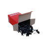 Black 5-7mm Round Cable Clips (Box of 100)
