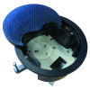CMW Ltd, Desk Cable Management PG002B | Black Grommet with 1 x Power & 1 Data