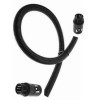 25mm x 4m Precut Black Flexible Conduit LSOH c/w 2 x Quickfit Push on Glands