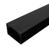 CMW Ltd, Algar Plastic Cable Trunking | Black Mini Trunking 25mm x 16mm Trunking ( 1m length )