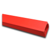 Red 25mm x 16mm Mini Trunking 3m length (3m lgth)