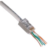 Speedy Cat6A Shielded RJ45 Crimp Plug for Solid 1.4mm O/D Core (Pack/10)