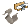 Walraven Britclips® Cable Run Clip with 19mm and 24mm Diameter For Flange Thickness Between 4mm and 7mm Box of 100