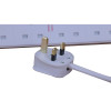 Kauden  13A Power Adapter, One to Four sockets with Surge & Spike Protection, White