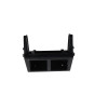 Siemon CT 2 Port MAX Angled Adapter Plate Black