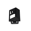 Siemon CT 2 Port MAX Angled Adapter Plate Black