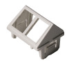 Siemon CT 2 Port MAX Angled Adapter Plate White